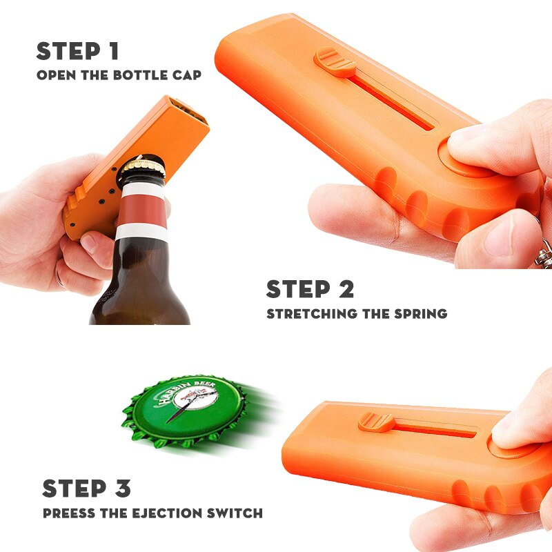Cap Zappa Creative Beer Bottle Opener New Catapult Style Bottle Opener Wine Bottle Opener Kitchen Gadget Home Garden Party Accessories
